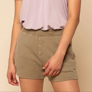 THREAD & SUPPLY NWT Strada Waffle Knit Shorts Size S